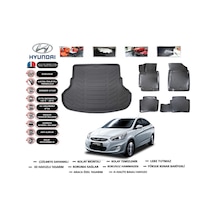 Hyundai Accent Blue 2013 Model Bagaj Havuzu Araca Özel Paspas Takımı Flex