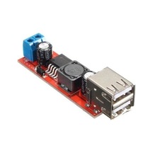 Çift Usb Çıkış 9v/12v/24v/36v - 5v 3a Voltaj Düşürücü Modül