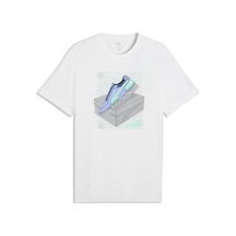 Puma Graphic Erkek Beyaz Günlük Stil T-shirt 69177702