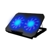 Laptop Soğutucu Fan Cooling Pad Notebook Altlığı Çift Fanlı
