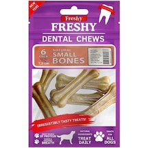 Freshy Dental Chews Natural Small Bones Köpek Ödül Kemiği 6 Adet