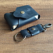 Sumerian Leather Craft Deri Sigara Kılıfı Siyah