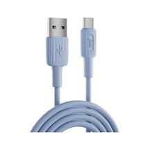 12w Usb-a To Type-c Silikon Hızlı Şarj Ve Data Kablosu Mavi 1 Metre