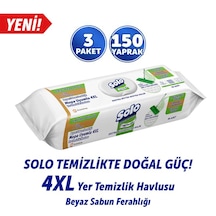 Solo Beyaz Sabun Ferahlığı Mop Uyumlu Yüzey Temizlik Havlusu 3'lü