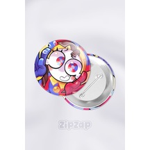 Tadc The Amazing Digital Circus Anime Animasyon Çanta Süsü Rozet İğneli Buton Rozet Seti 1 Adet Çok Renkli
