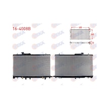Subaru Impreza Gd,gg 1.5ı - 1.6ı - 2.0ı A-t Awd 2000-2007 / Legacy Iıı 2.0ı Su Radyatoru Brazing