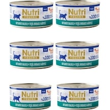 Nutri Feline Gurme Seri: Midyeli & Okyanus Balıklı Tahılsız Pate 6x70g - Eşsiz Lezzet Şöleni