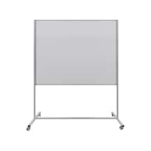 Emaye Yüzey Mobil Yazı Tahtası 120x120cm Beyaz