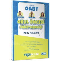 Yediiklim Yayınları 2027 Meb Ags Öabt Okul Öncesi Öğretmenliği Konu Anlatımı 3. Cilt