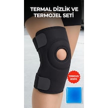 Dizlik Çapraz Bağ Menisküs Destekli Termojelli Sporcu Diz Korsesi