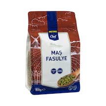Metro Chef Maş Fasulye 500 G - Yüksek Lif Ve Protein Kaynağı, Glutensiz 3'li Ekonomik Paket - 3 Tarı