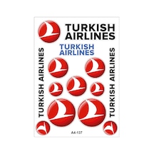 A4 Sticker 137 Tek Paket Çoklu Sticker Siyah