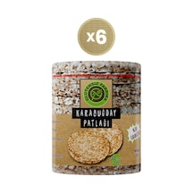 Glutensiz Fabrika Karabuğday Patlağı Sade 6 x 88 G