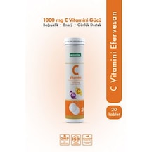Aksuvital C Vitamini Efervesan 1000 Mg 20 Tablet Takviye Edici Gıda