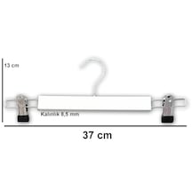 Ağırsoy 12 Adet Mandallı Etek Pantolon Askısı 37 Cm