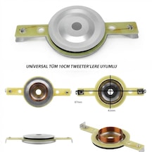 Oto Tweeter Mebranı 10cm 100w Universal Tüm Modeller Klarfeld Kf-1000 2 Adet