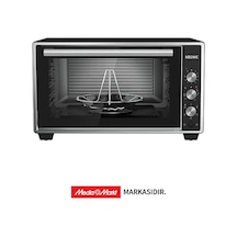 Koenic KMO 509026 50 L 1400 W 6 Fonksiyonlu Dikey Piliç Çevirmeli Buhar Destekli Pişirmeli Izgara Fonksiyonlu Mini Fırın