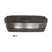Audi A5 Ön Panjur Izgara S5 Model 2016-2021 Arası Komple Gri
