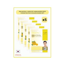 Dermal Bitki Plesantası Özlü Kolajen Maskesi 5 x 23 G