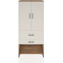 Hyperion Dolap 3 Raflı 2 Çekmeceli 2 Kapaklı 88x44x195 Çam-ay... Çam