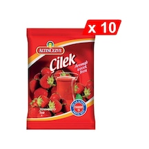 Altıncezve Çilek Aromalı İçecek Tozu 10 x 250 G
