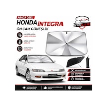 Honda İntegra Şemsiye Tip Ön Cam Güneşliği Katlanabilir Uv Korumalı Araç Cam Güneşlik