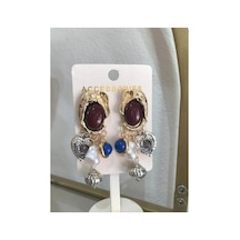 Linalya Jewelry Charm Küpe Çok Renkli