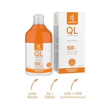 Quality Life Leke Karşıtı Su Bazlı Yüz Güneş Kremi SPF50 110 ML