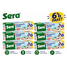 Sera Fermuarlı Çanta 20x18 Cm 12'li X 6 Kutu 72 Adet