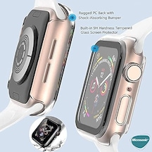 Apple Watch Series 10 42mm Kılıf Clear Premium Slim Watchband Şeffaf Watch Series 10 42mm İle Uyumlu Kılıf - Şeffaf