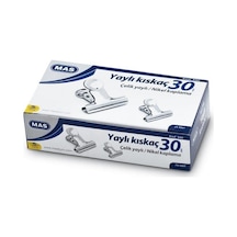 Mas Kıskaç Beyaz Metal Düzine Yaylı 30mm 940 2'li Paket