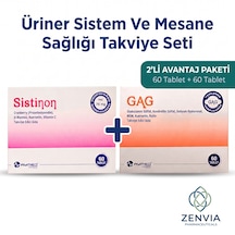 Sistinon Ve Aymedgag 2'li Set - Üriner Sistem & Mesane Sağlığı Takviye Edici Gıda Paketi