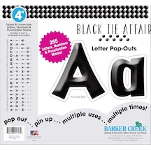 Mektup Pop-çıkışları, 4" Siyah Kravat İlişkisi, Bülten Panoları, Dinlenme Odaları, Resepsiyon Alanları, İşaretler, Ekranlar Ve Daha Fazlası İçin Şık Siyah Tasarımcı Mektupları 4", Set Çok Renkli