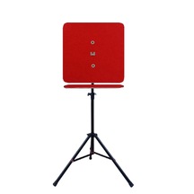 Raf Düzenekli Tripod Ayaklı Kare Dart Arkalık. Kırmızı