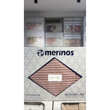 Saraylı Home Merinos Modern Line Yatak Örtüsü Pembe