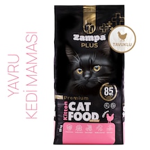 Zampa Plus Premium Tavuk Etli Yavru Kediler İçin Kuru Mama 15 KG