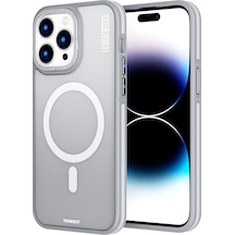 Youngkit iPhone 14 Pro Max Uyumlu Kılıf Magsafe Şarj Özellikli Youngkit Rock Sand Serisi Kapak