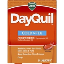 Vicks DayQuil Cold & Flu Multi-Symptom LiquiCaps 24 Capsul