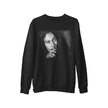 Bob Marley - Could Siyah Erkek Kalın Sweatshirt