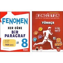 Fenomen 8.sınıf Her Güne Bir Paragraf + Newton 8.sınıf Kondisyon Türkçe 2 Kitap