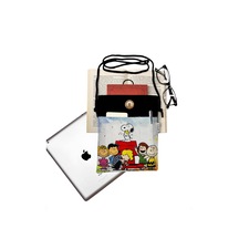 Askılı Kitap / Tablet / Ebook Çantası – Kılıfı ( Snoopy ) Çok Renkli