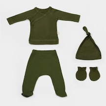 BabyCosy Organik Modal 4 Lü Set Csym26505 Yeşil