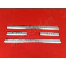 Markadan Vw Jetta Krom Kapı Eşiği 2006-2011 4 Parça Paslanmaz  Çel