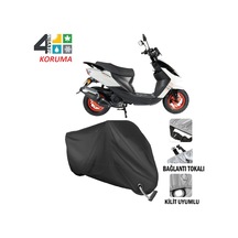 Arora Ar 50-11 Ares Motosiklet Brandası ( Kilit Uyumlu - Siyah