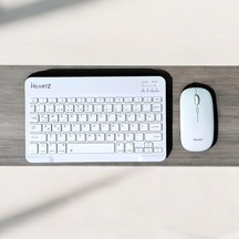 Key 01 Kablosuz Bluetooth Wireless Tümü Türkçe Karakterli İ Ü Ğ Harfleri Bulunur Klavye Mouse Seti Beyaz Diğer