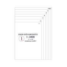 Navigatör Kağıt İle A4 Numaralı Kağıt 1-3000 / 80 Gr