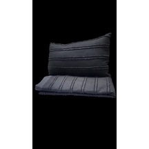 Vnl Butik Yatak Örtüsü Çift Kişilik Carla Antrasit Antrasit