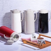 Plastik Renkli Termos 1 Litre Karışık Renk Çok Renkli