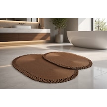 Nakkaş Home 2'li Jüt Sahra Klozet Takımı 2li Oval
