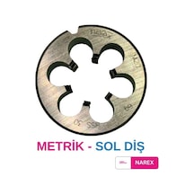 Narex Metrik Sol Diş Pafta - M30